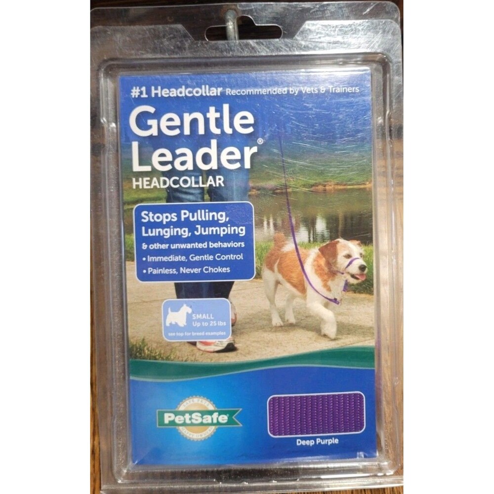 PetSafe Gentle Leader No-Pull Head Dog Collar S Small Up To 25lbs New Purple